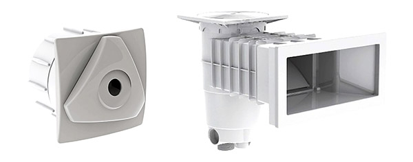 Skimmer pour piscine en bois